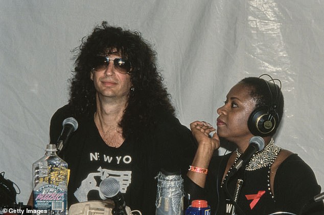 Stern is pictured at the height of his influence in 1995 in NYC alongside longtime cohost Robin Quivers
