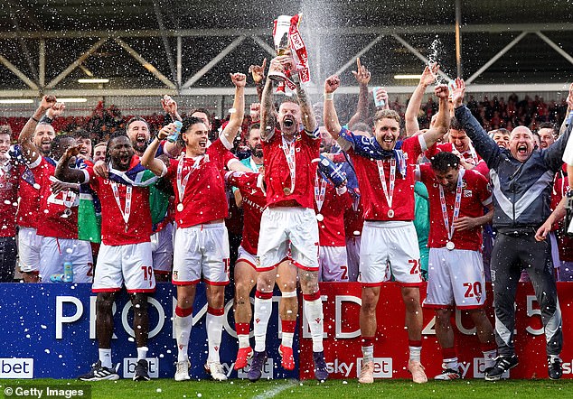 Wrexham, meanwhile, finished second in League One with 92 points