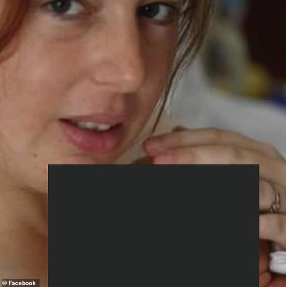Erin Patterson after the birth of one of her two children
