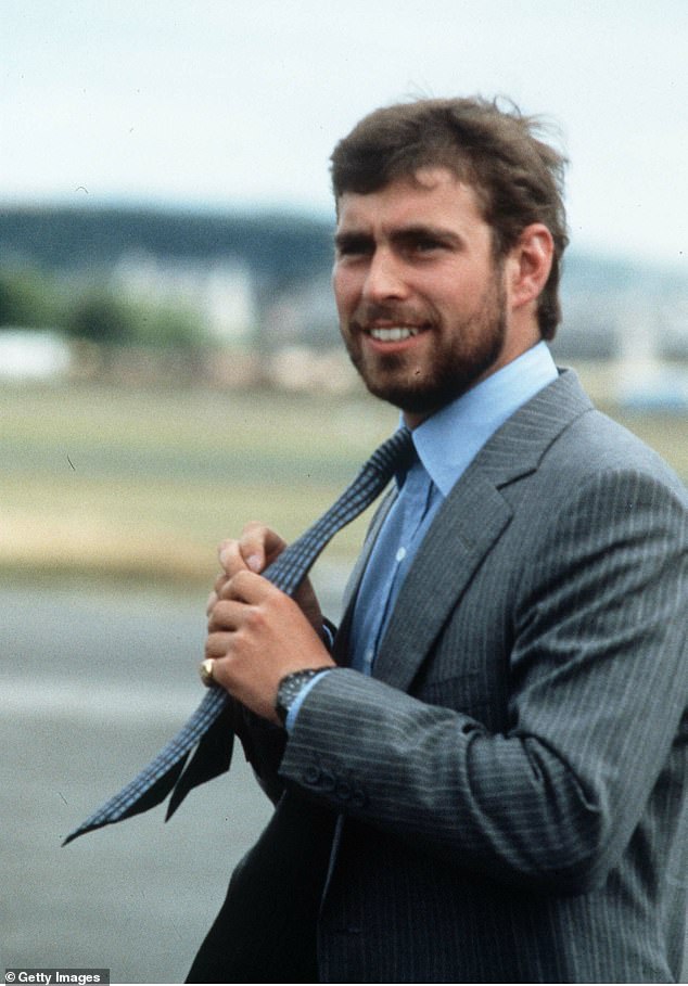 Andrew sporting a beard in 1983. During the 1980s 'randy Andy' - as the press called him - gained a reputation for being the 'playboy prince' during his bachelor years, with the prince linked romantically to a string of models and actresses