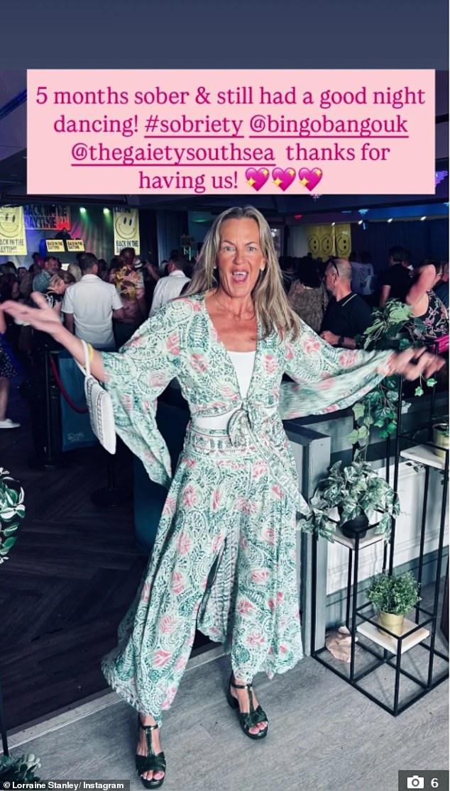 It comes a month after Lorraine shared an Instagram photo as she proudly showed off her slimmer frame