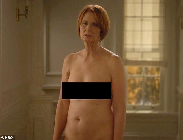 Miranda star Cynthia Nixon also horrified fans when she did a full-frontal nudity scene