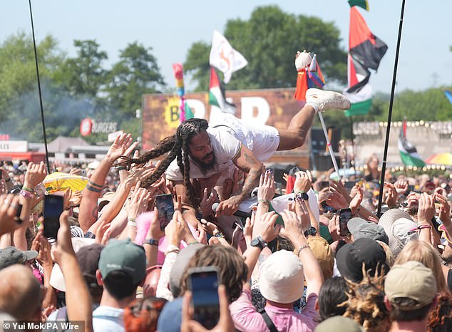 Bob Vylan's performance at the West Holts Stage was livestreamed by the BBC but the organisation later expressed regret for not stopping its broadcast of the controversial set