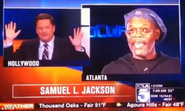 Entertainment anchor Sam Rubin confused Samuel L. Jackson with Laurence Fishburne on live TV, making for an incredibly awkward interview