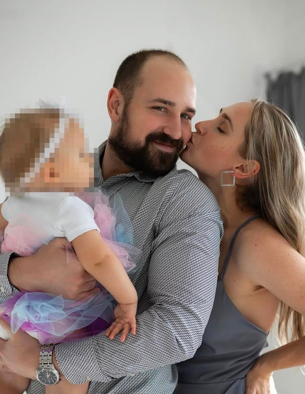 Andrei Kapustin and his wife and daughter