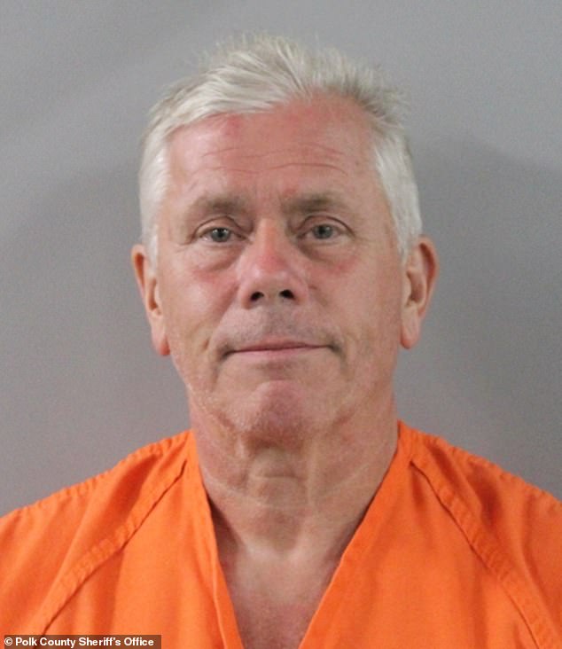 Gibbon was said to have pushed his lover Ms Wyld's head under water multiple times and gave her scratches and bruises at the Solterra Resort in Davenport before her nine-year-old daughter intervened