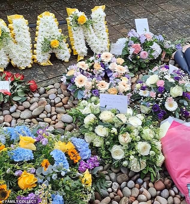 Sophie, Duchess of Edinburgh, sent a bouquet of white roses to lay at Helen's funeral