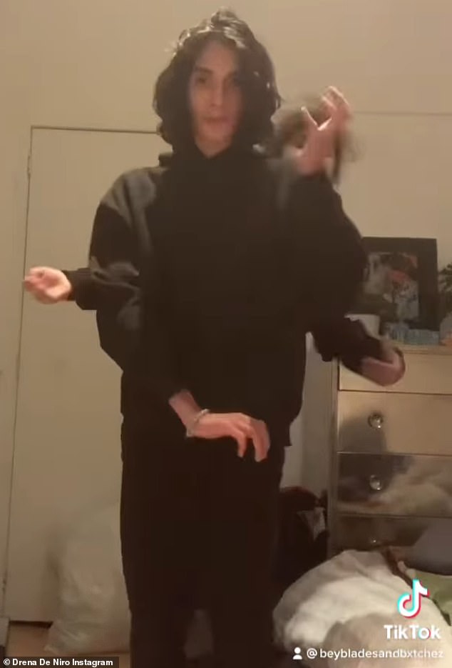 Drena added her son, 'liked to smoke weed, liked to party and have a good time but he got messed up so fast that I knew something wasn't right here, and I knew it had something to do with what he was doing on the internet'