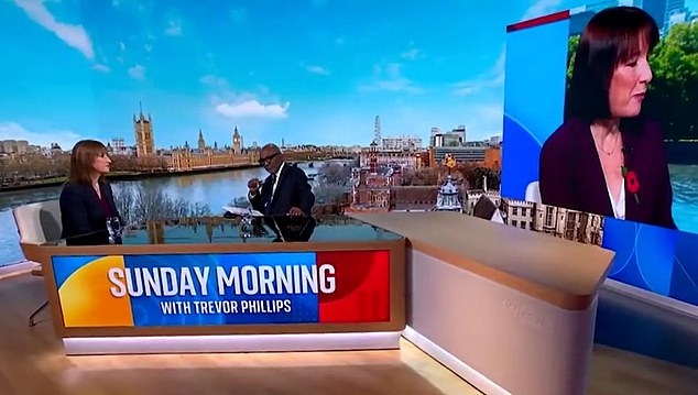 The Chancellor had to sit awkwardly on Sky News while her words from the aftermath of the last record-breaking tax package were played out