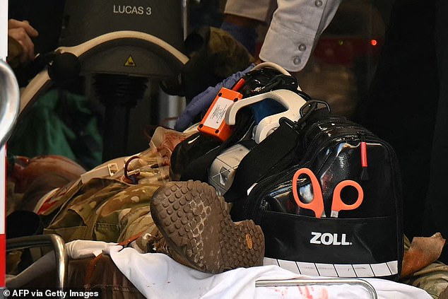 Pirro said that the lone gunman was armed with a .357 Smith and Wesson revolver when he allegedly opened fire on the two 'without provocation, ambush style'