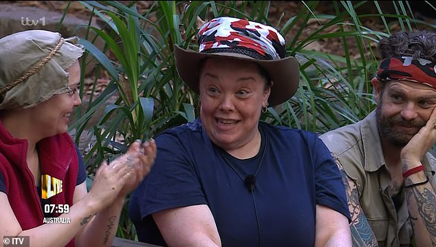 The Emmerdale actress, 49, was faced with a grim underground challenge for her first solo challenge of the show