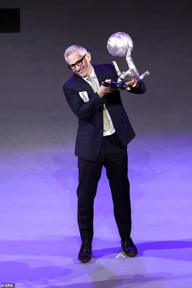 Lineker, 65, was in Mexico earlier this month, where he was inducted into the International Football Hall of Fame during a glitzy ceremony in Pachuca