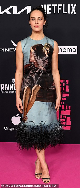 Jessica Brown Findlay caught the eye with her statement dresses