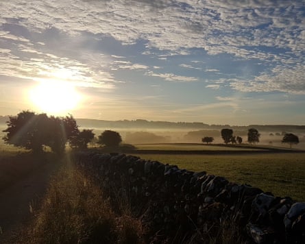 View of fields from Biggin Hall