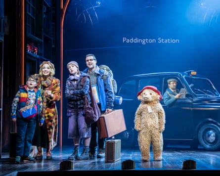 The kindness of strangers … the Brown family in Paddington: The Musical.