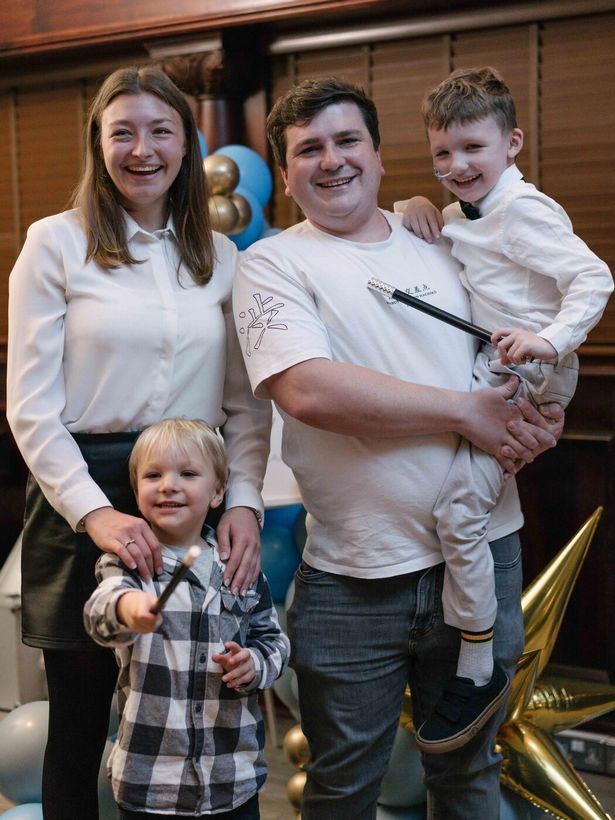 Charlie with his wonderful family