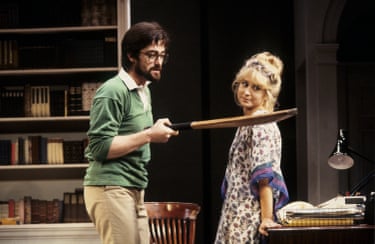 Roger Rees and Felicity Kendal in The Real Thing at the Strand theatre, London, in 1982.