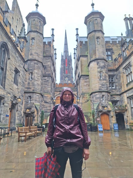 Judith on her solo trip to Edinburgh.