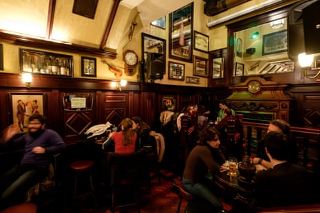 People inside a pub