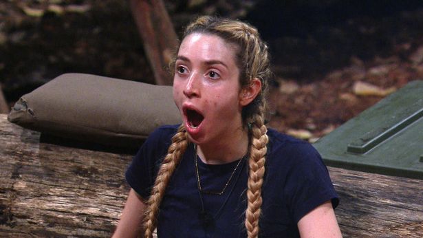 GK Barry in im a celeb jungle looking shocked