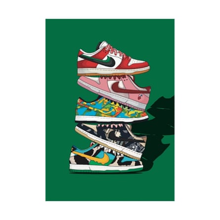 Rare dunk low poster, sneakerhead collections