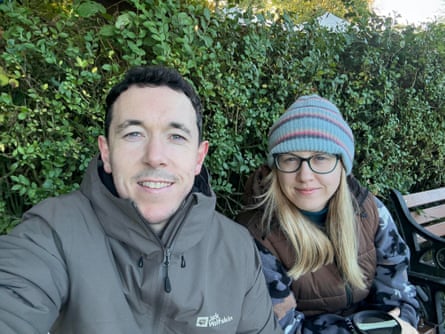 Sean Farrell, pictured with his fiancee, Bronté Wadge-Dale, was diagnosed with Sertoli cell-only syndrome after paying for private testing.