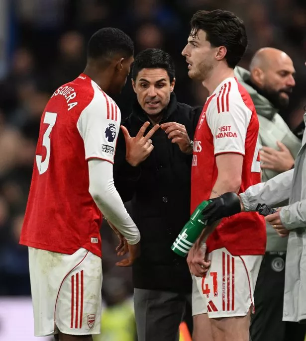 Arsenal remain five points clear at the top.