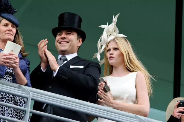 David Walliams and Lara Stone 