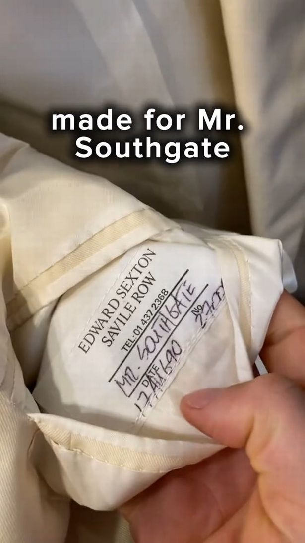 An outfit made for 'Mr Southgate' (Jam Press)