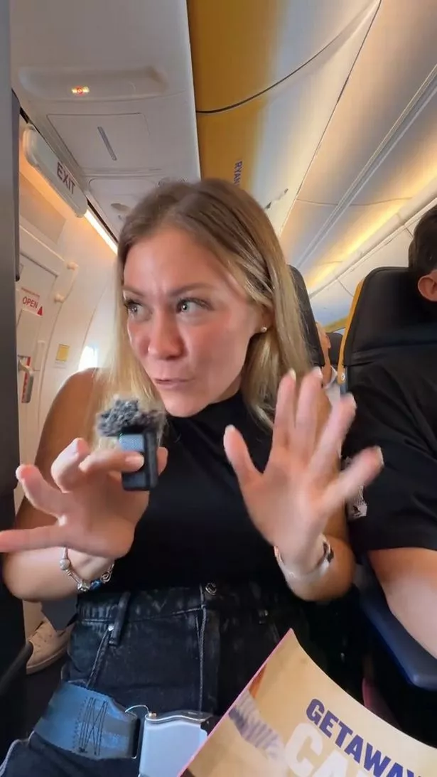 Flight attendant Barbara Bacilieri revealed she secretly serves passengers water to prevent a domino effect (Jam Press)