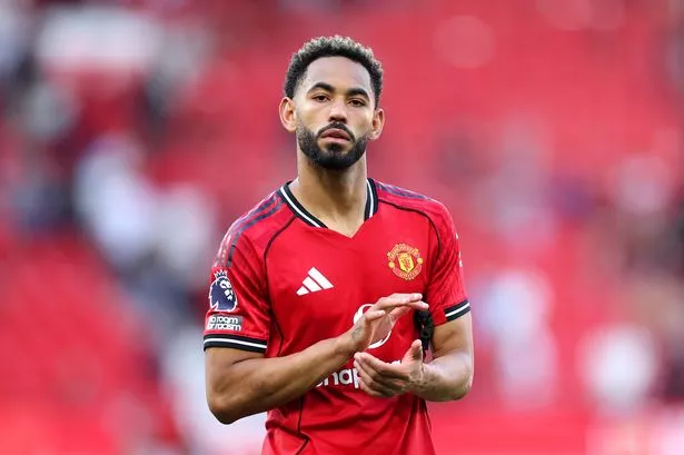 Matheus Cunha after a Manchester United game