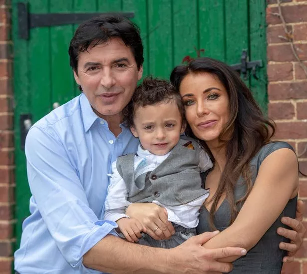 Jean-Christophe Novelli with wife Michelle and son Valentino