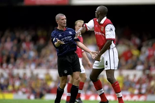 Roy Keane and Patrick Vieira