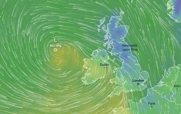 Friday's weather map has turned an icy blue - as the mercury will tumble