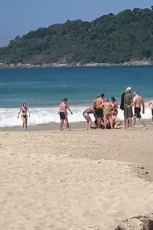 A British father has drowned while swimming at a beach in Phuket, Thailand