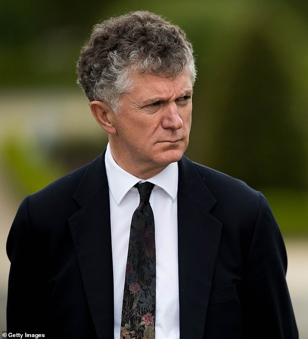 Jonathan Powell (pictured) was called to explain why charges were dropped against two British men accused of passing secrets to Beijing