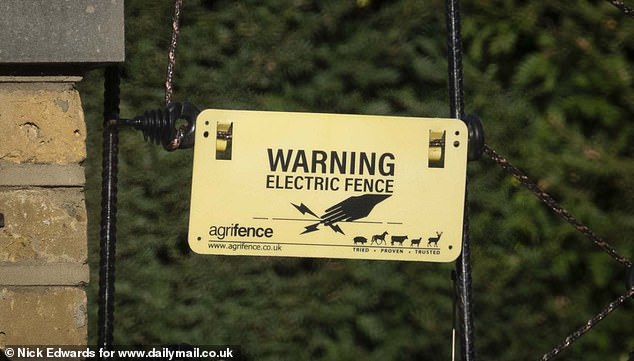 Mr Walsh's fence has clearly signposted warning signs however official objectors warned it could still be a hazard