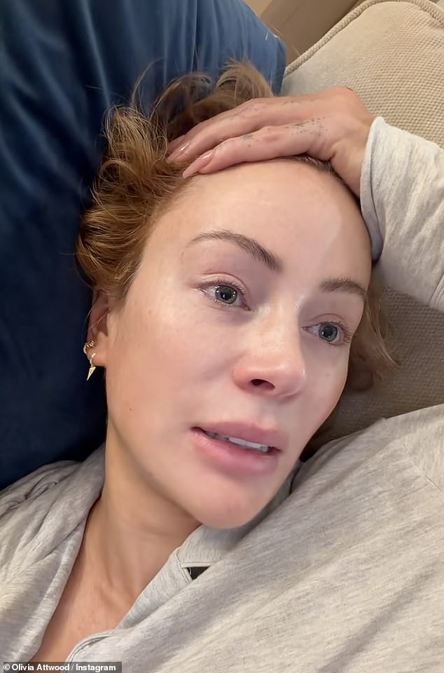 On Sunday Olivia shared an update on her future at This Morning and admitted she felt at 'death's door' after contracting strep throat and the flu