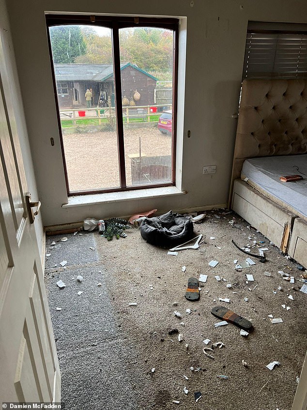 Gemma Walters left the property in such a state of disrepair that it will take months to return to a habitable condition