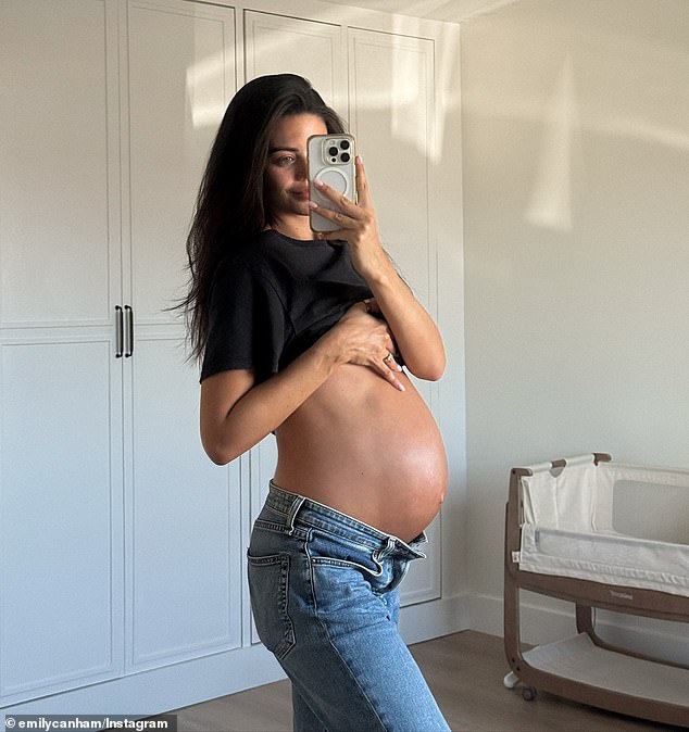 The influencer, who has more than one million followers, announced her pregnancy in August, saying that she 'couldn't be more excited'