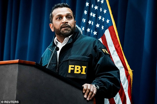 Patel allegedly refused to get off his private plane without an FBI raid jacket after Charlie Kirk's assassination