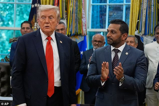 According to the White House, Patel enjoys Trump's full support