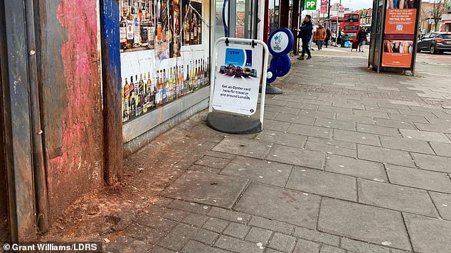 The rust-coloured mix of saliva and paan is blighting the streets of North West London