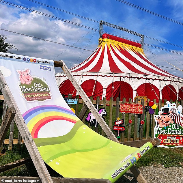 Joseph and Clayton Manning are suing their elderly parents over what they allege is a broken promise to give them the Old Macdonald's Farm and Fun Park (pictured)