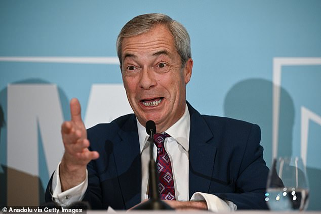 Mr Farage is seeking to show his party is ready to take power at the next election