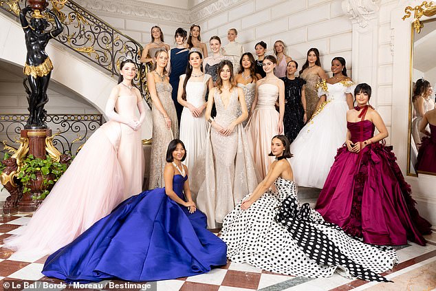 The annual Le Bal des Débutantes, held at the Shangri-La Hotel overlooking the Eiffel Tower, showcases cultured young ladies entering society for the first time