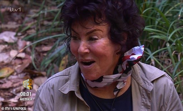 Ruby Wax has been stealing campmates' belongings such as water bottles and socks and said that she doesn't care about it