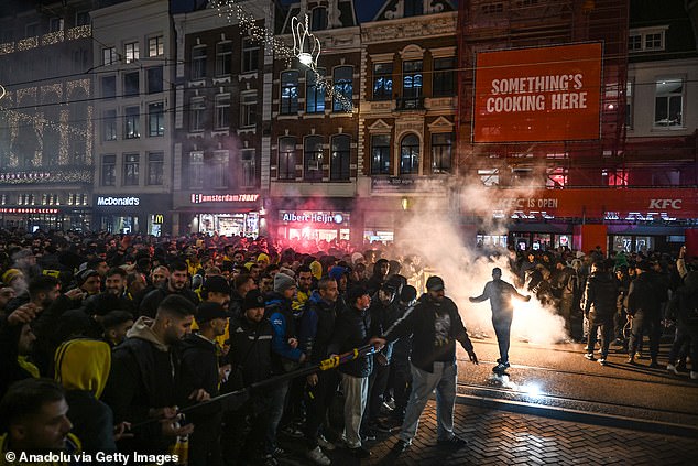 There were violent clashes when Tel Aviv played in the Dutch capital in 2024, but questions have been raised over how much to blame the team's fans.