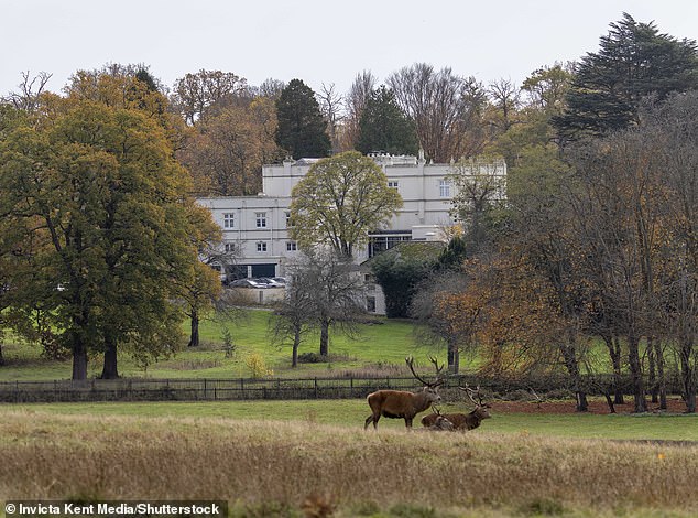 Andrew not completing his move to Sandringham from Royal Lodge (pictured) until some time in 2026