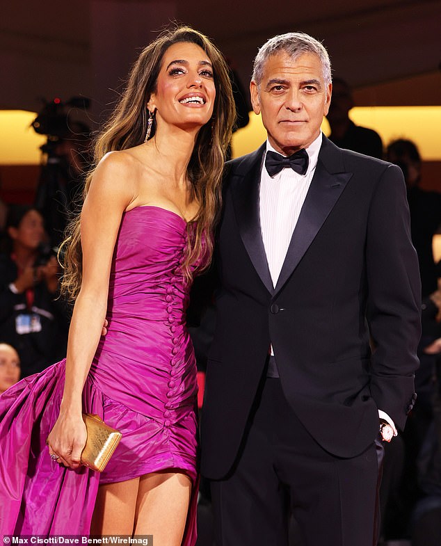 George shares twins Ella and Alexander, who were born in June 2017, with his human rights lawyer wife Amal, 47